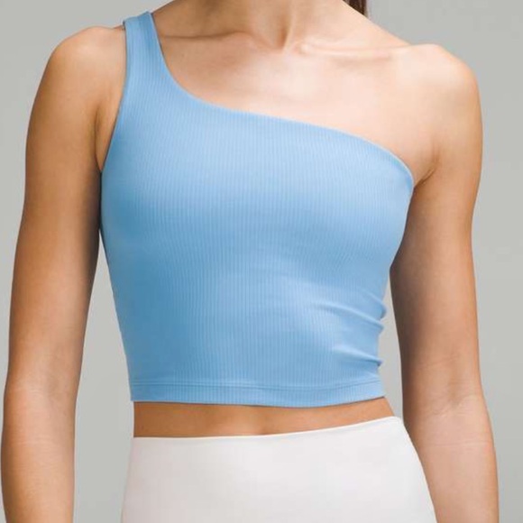 🆕 Lululemon Ribbed Nulu Asymmetrical Yoga Tank - Picture 11 of 13